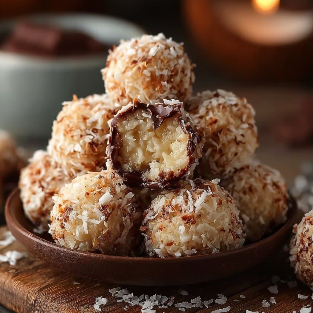Almond Joy Coconut Bites