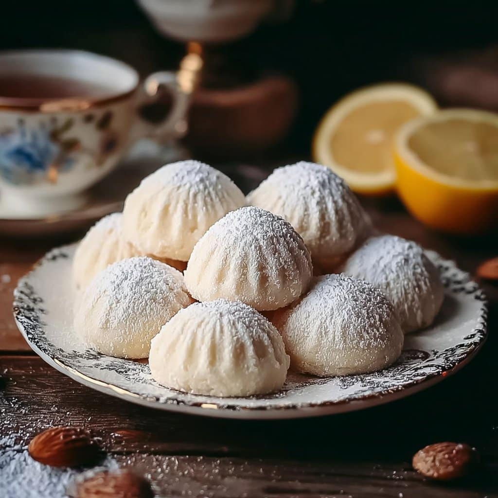 Sweetened Condensed Milk Snowball Cookies