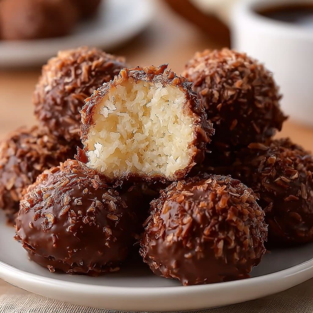 Almond Joy Coconut Bites 4 Almond Joy Coconut Bites