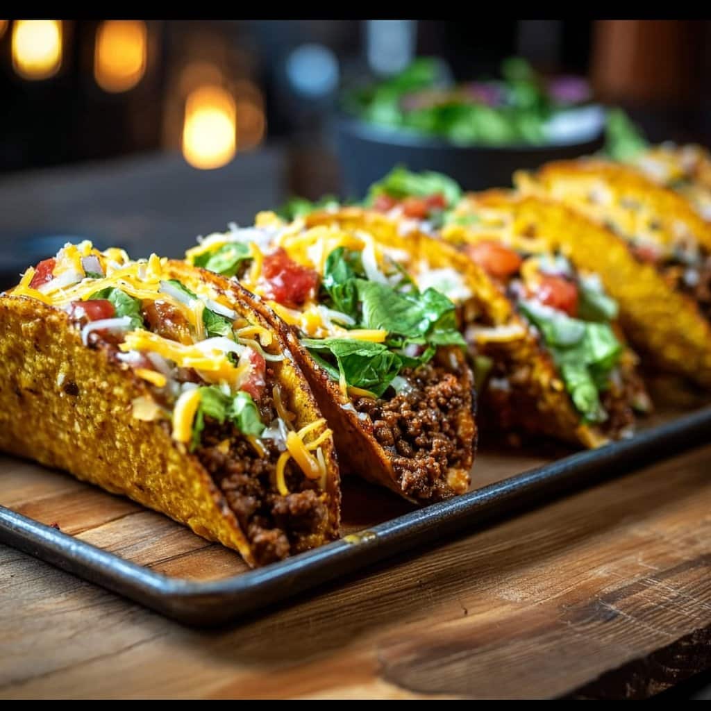 Cheesy Oven-Baked Tacos 4 Cheesy Oven-Baked Tacos