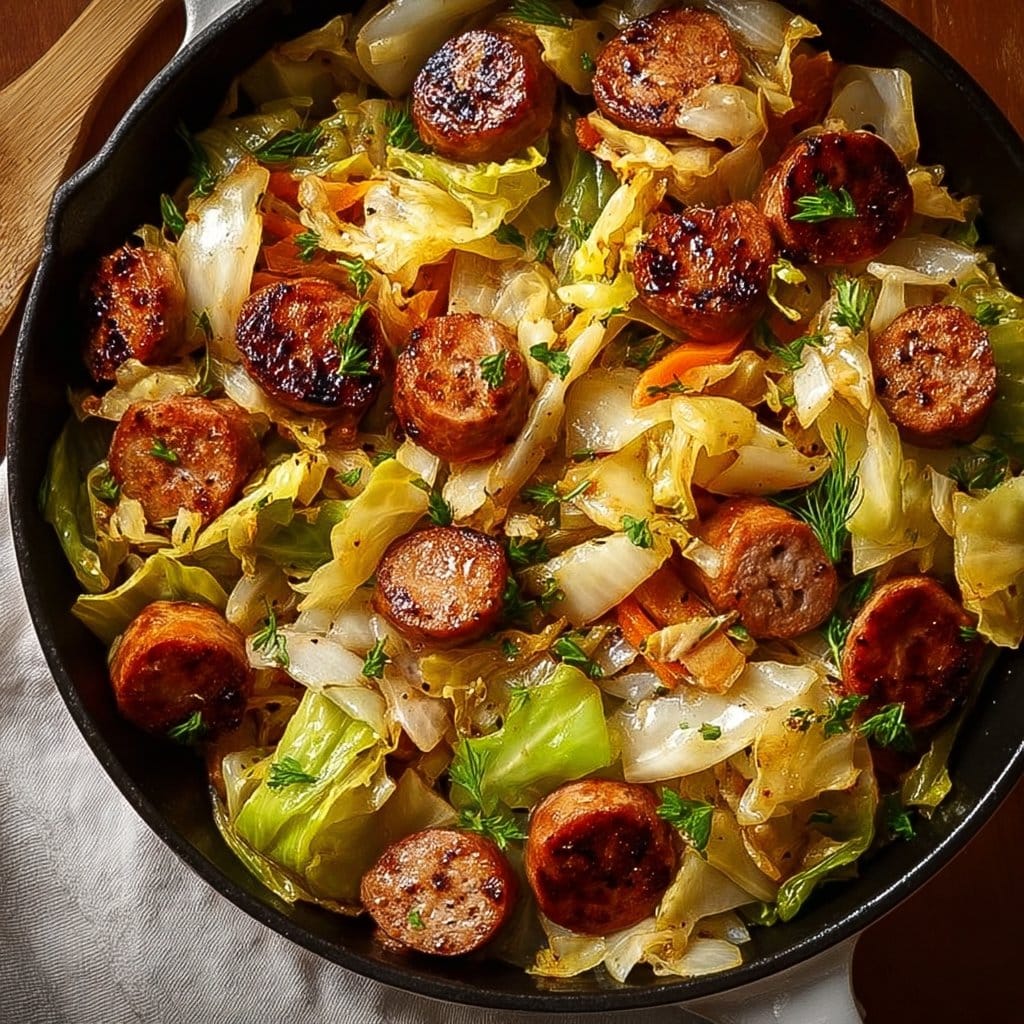 Sausage and Cabbage Stir Fry