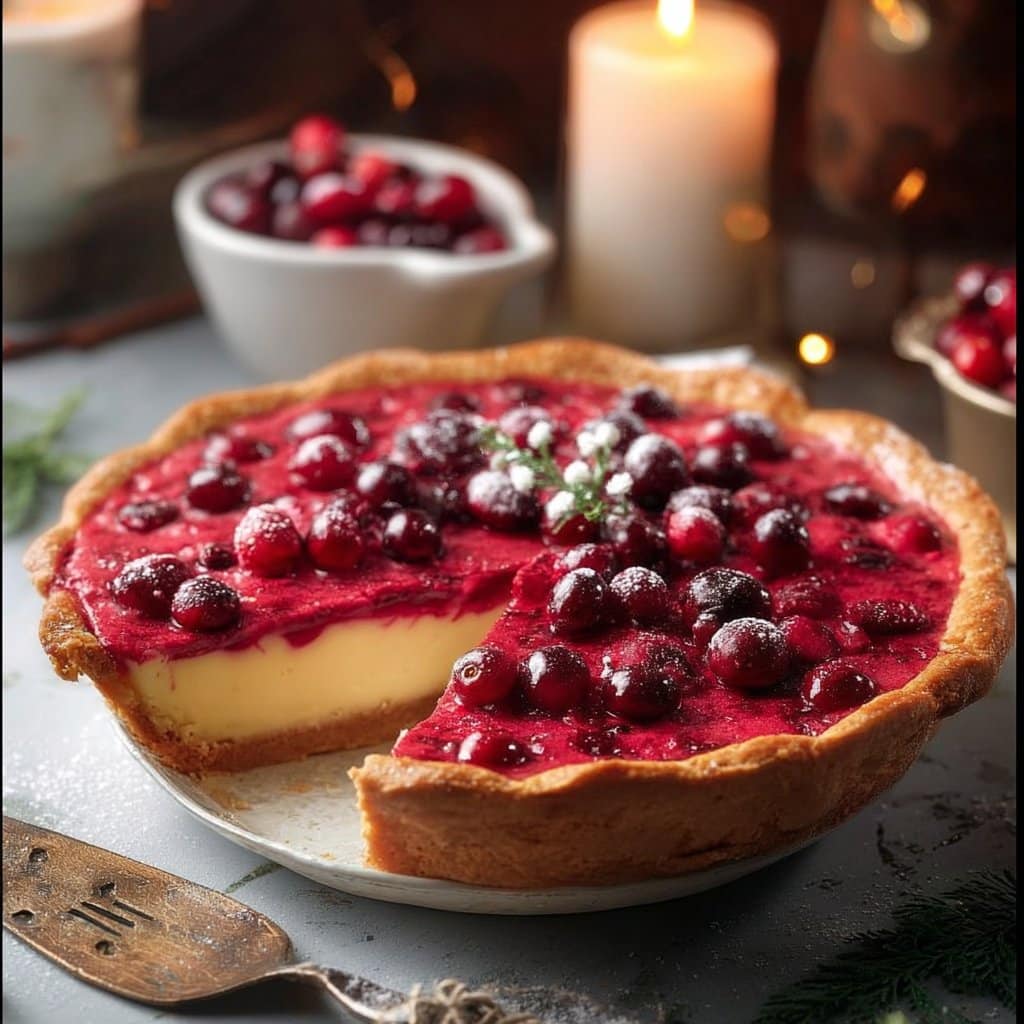 Cranberry Custard Pie 4 Cranberry Custard Pie