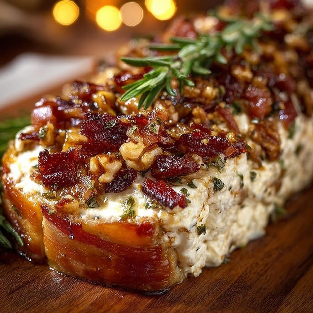 Million Dollar Bacon Goat Cheese Appetizer Log 4 Million Dollar Bacon Goat Cheese Appetizer Log