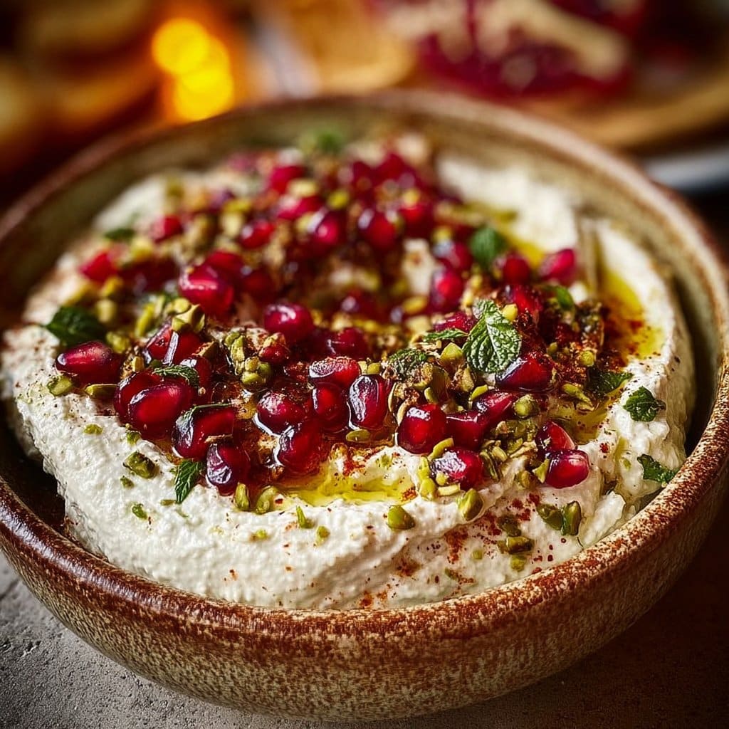 Pomegranate Pistachio Whipped Feta