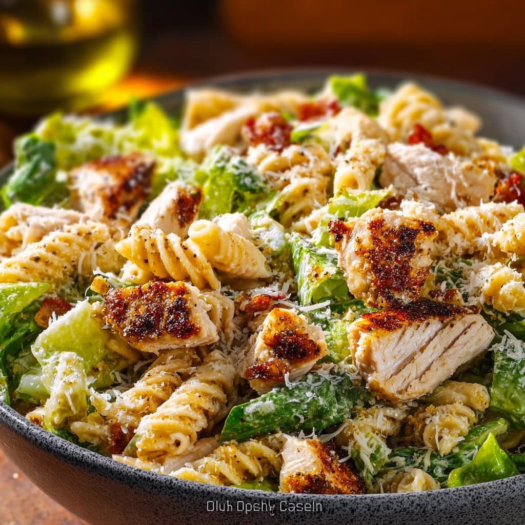 Chicken Caesar Pasta Salad