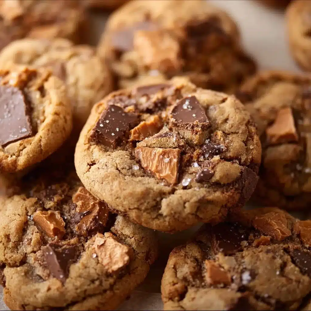 Delicious Christmas Crack Cookies topped with chocolate and nuts.