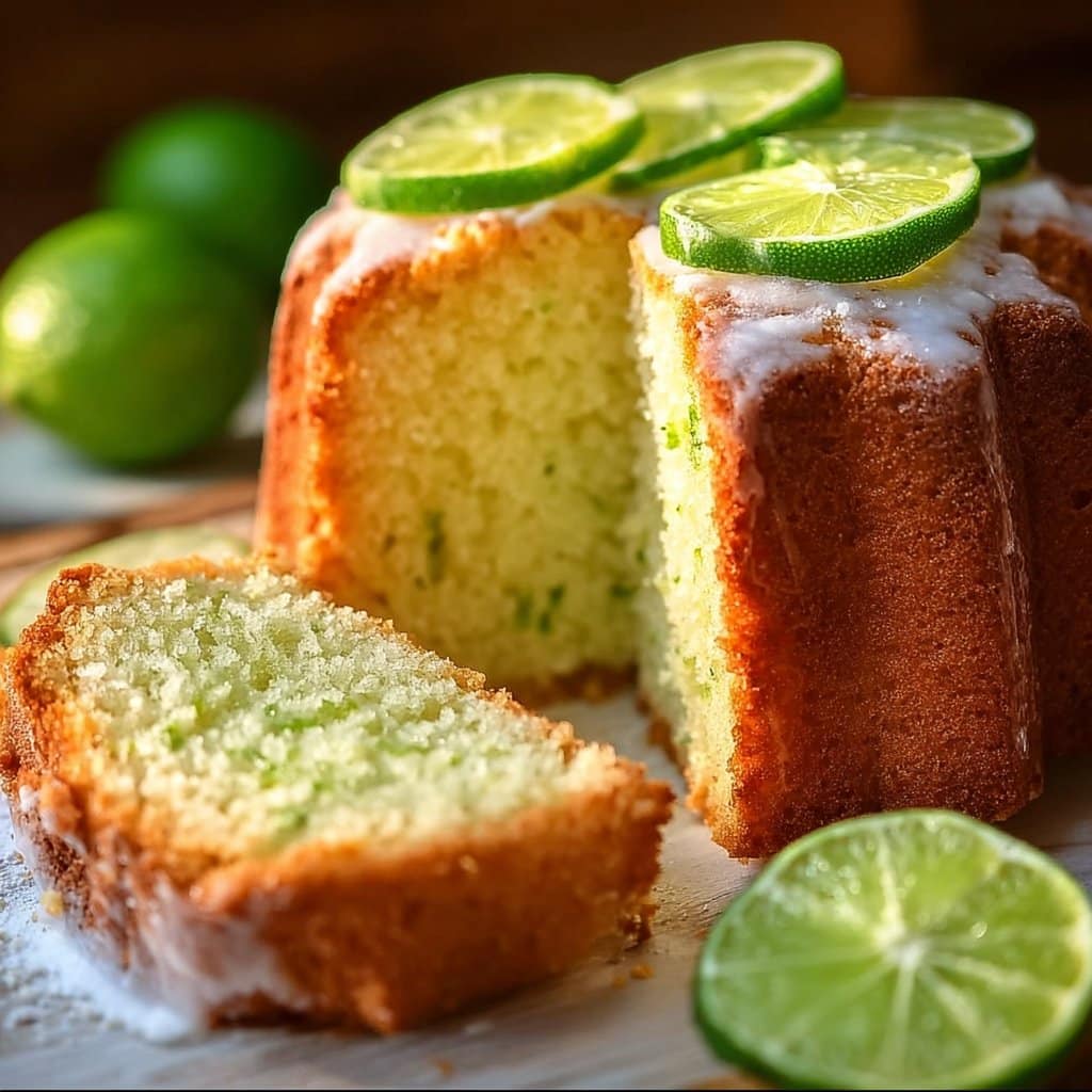Moist and Tangy Key Lime Pound Cake