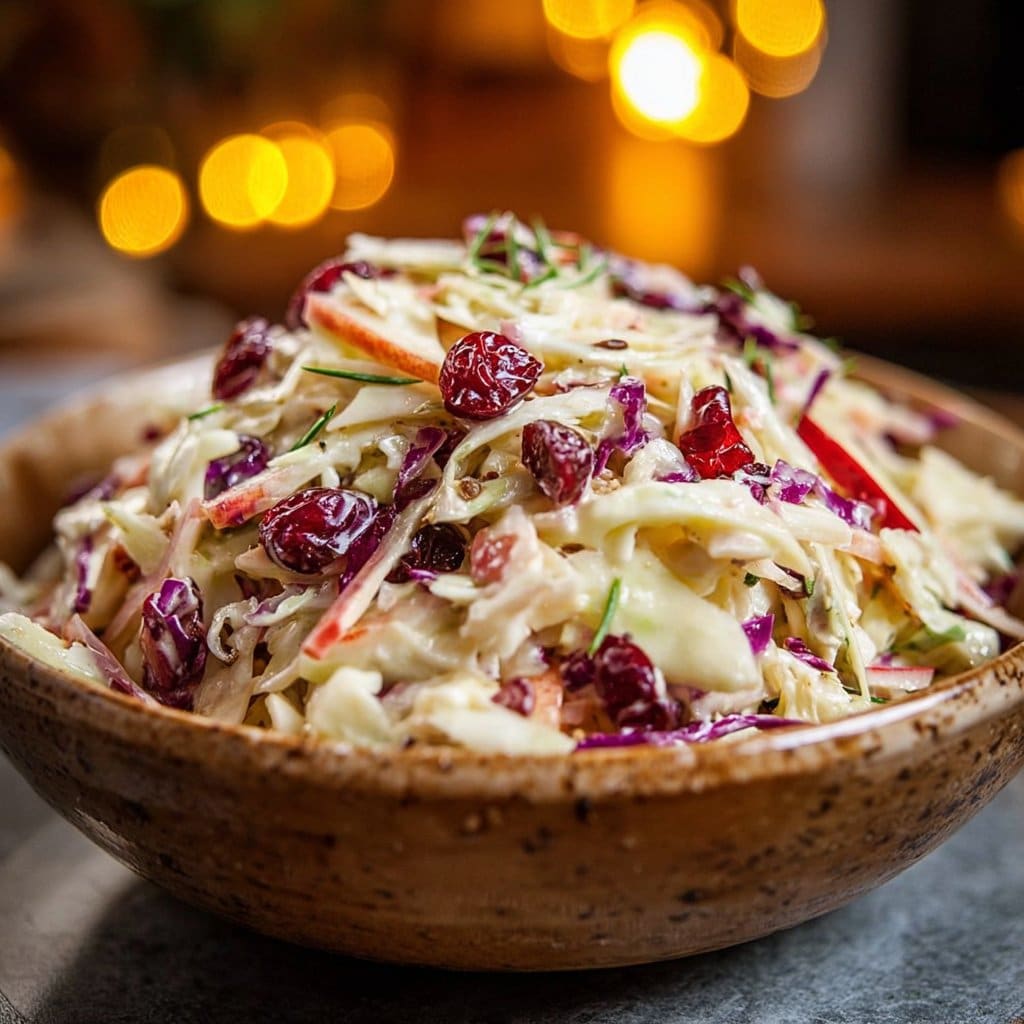 Cranberry Apple Coleslaw 4 Cranberry Apple Coleslaw
