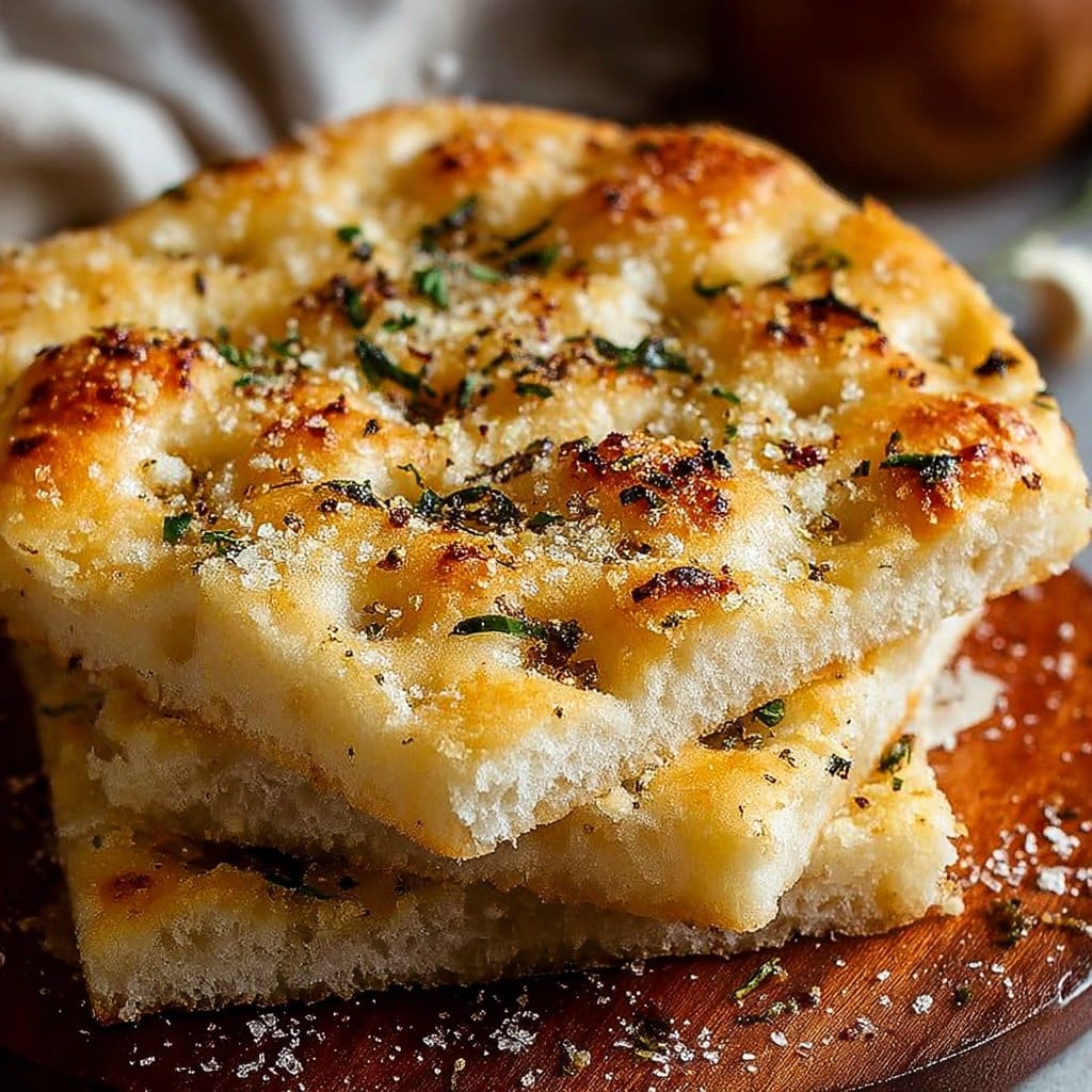 Easy Homemade Garlic Parmesan Focaccia Bread 4 Easy Homemade Garlic Parmesan Focaccia Bread