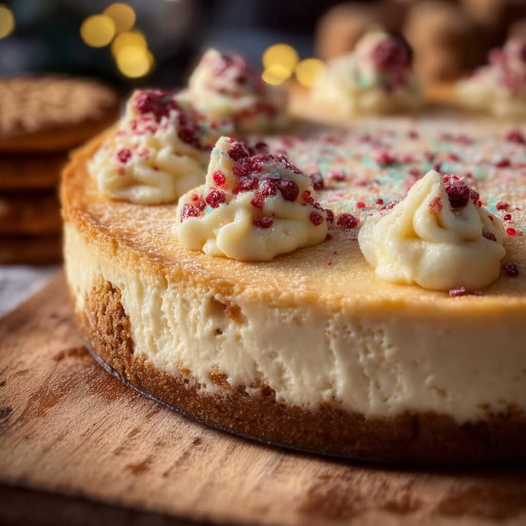 Sugar Cookie Cheesecake 4 Sugar Cookie Cheesecake