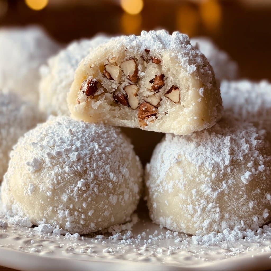 Buttery Pecan Snowball Cookies 4 Buttery Pecan Snowball Cookies